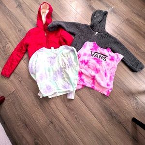 Girls size: 10 jacket lot